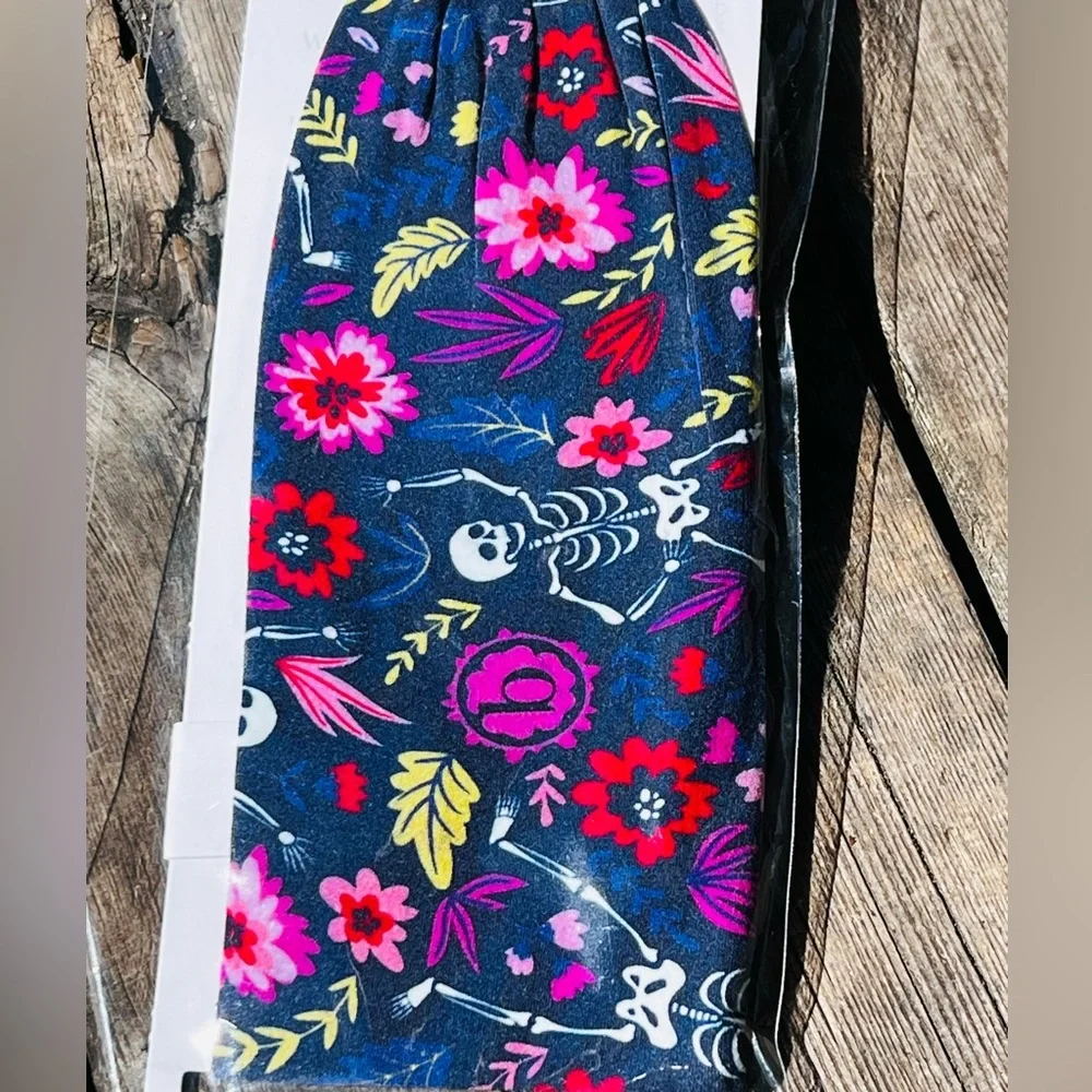 Baby Bling Dancing Skeleton Printed Knot Headband NWT